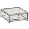 Contemporary Home Living 4.75" Square Transparent Glass Hinged Box